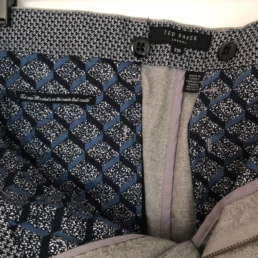 Ted baker London volvek classic fit trousers size 31 R - Picture 8 of 9